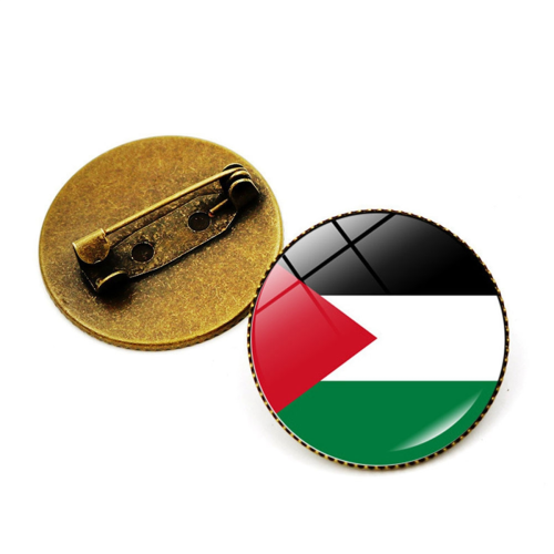 12 kpl Palestiinan lippumerkit Yst?vyys rintaneula, Pin 2