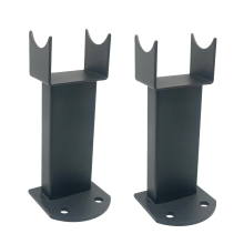 (Anthracite ) Radiator Support Feet Pair - Anthracite/White