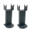 (Anthracite ) Radiator Support Feet Pair - Anthracite/White 1