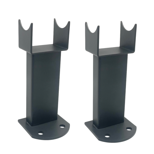 (Anthracite ) Radiator Support Feet Pair - Anthracite/White