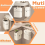 Compost Bin Kitchen Garbage Can 1.8 Gallon Countertop 6