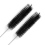 10Pcs Nylon Cleaning Brushes Set Small Wire Brush Kit(Black - 10 Pcs) 6