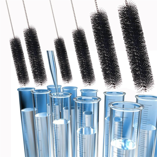 10Pcs Nylon Cleaning Brushes Set Small Wire Brush Kit(Black - 10 Pcs) 2