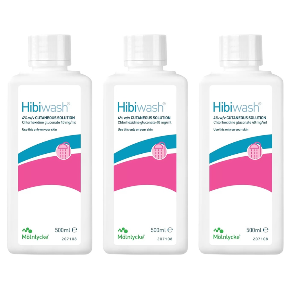 Hibiwash Skin Cleanser - 500Ml (Pack Of 3)