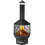 idooka Chiminea Fireplace with Base & Top 1