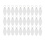 30Pack Motel Keychain Blanks Vintage Sublimation Blank White 1