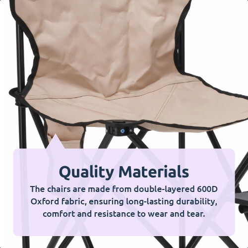idooka 3 Piece Folding Camping Set 2 x Chairs 1 x Table 1
