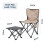 idooka 3 Piece Folding Camping Set 2 x Chairs 1 x Table 6