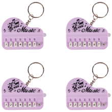 Chaveiros para Teclado EletrôNico, Instrumentos Tamanho de Bolso Micro-Tipo Piano Brinquedo Chaveiro Bolsa Charme Chaveiro-B