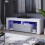 Vida Designs (White & Grey) Modern Luna LED TV Stand 2 Drawer Storage 1