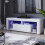 Vida Designs (White) Modern Luna LED TV Stand 2 Drawer Storage 1