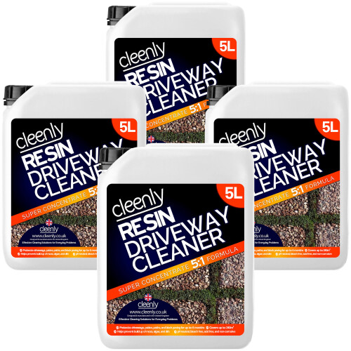 (20L) Cleenly 5L Resin Driveway Cleaner
