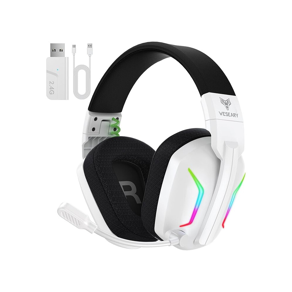 Wireless Gaming Headset For Pc, Ps5, 2.4Ghz Wireless Gaming Headphones 920483765282
