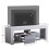 Vida Designs (White & Grey) Modern Luna LED TV Stand 2 Drawer Storage 8