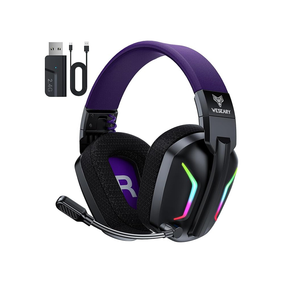 Wireless Gaming Headset For Pc, Ps5, 2.4Ghz Wireless Gaming Headphones 920483765305