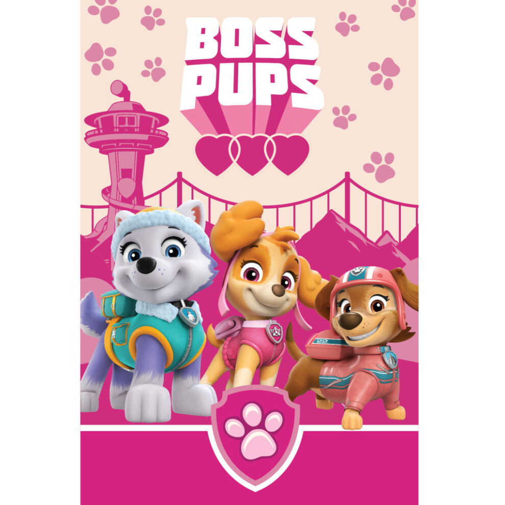 Paw Patrol Fleece Throw Blanket 100 X 150 Cm Large Multicoloured