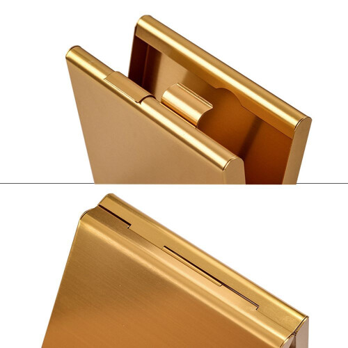 Laifu 20 Pcs Creative Split Metal Cigarette Case Cigarette Holder Lightweight Creative Personalized Cigarette Storage Box Cigarette Set Gift 2