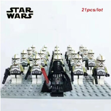 (21PCS Star Wars-3) 21PCS Star Wars Minifigures Kids Toy Set Fit Lego (Excludes base)