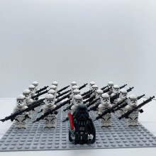 (21PCS Star Wars-19) 21PCS Star Wars Minifigures Kids Toy Set Fit Lego (Excludes base)