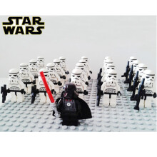 (21PCS Star Wars-21) 21PCS Star Wars Minifigures Kids Toy Set Fit Lego (Excludes base)