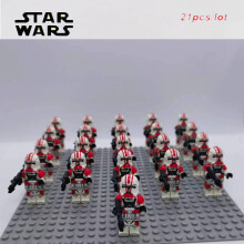 (21PCS Star Wars-31) 21PCS Star Wars Minifigures Kids Toy Set Fit Lego (Excludes base)