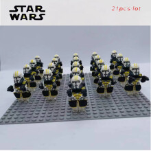 (21PCS Star Wars-32) 21PCS Star Wars Minifigures Kids Toy Set Fit Lego (Excludes base)