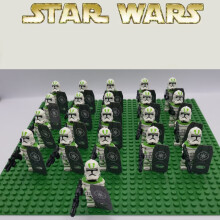 (21PCS Star Wars-34) 21PCS Star Wars Minifigures Kids Toy Set Fit Lego (Excludes base)
