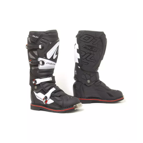 (43 EU / 9 UK) Forma Pilot FX Black Motorcycle Boots Off-Road