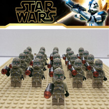 (21PCS Star Wars-43) 21PCS Star Wars Minifigures Kids Toy Set Fit Lego (Excludes base)