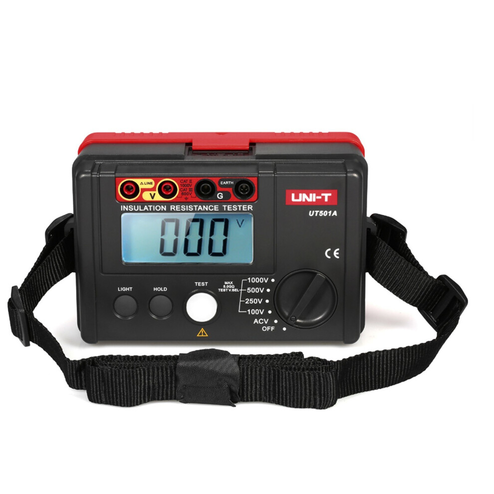 Ut501a 1000V Insulation Resistance Meter Grounding Tester Megohmmeter Voltmeter W/Lcd Backlight 4006889789728