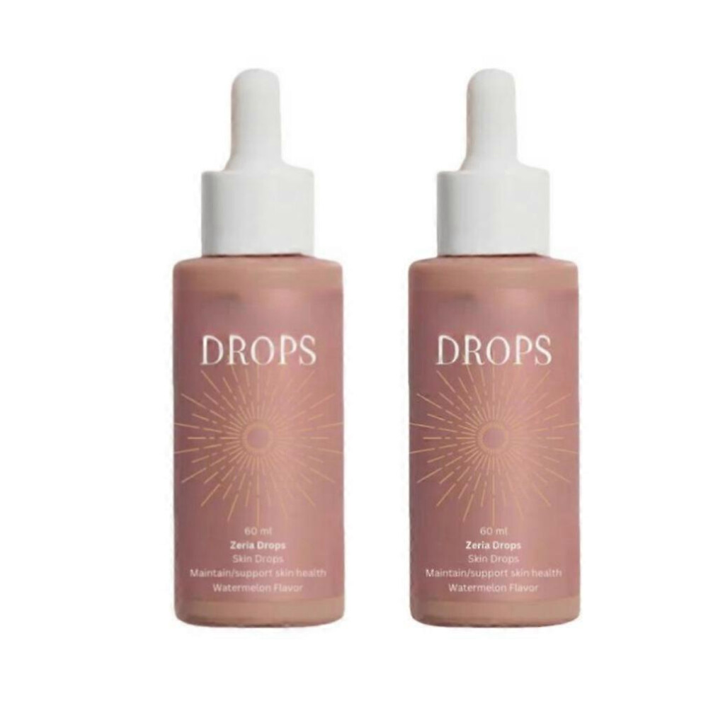 (2pcs) Zeria Sunless Tanning Drops,Self Tanning Drops for Dark Fake Tan,1-3x