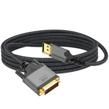 Chronus DisplayPort Conversion Cord Adapter Cable Wire 4K 30Hz Video Output for PC Laptop Computer Tablets 2m Long