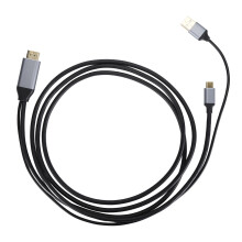 6,6 stôp Hd multimediálne rozhranie na kábel adaptéra typu C 4k@60Hz 2k@144Hz 1080p@60Hz Rozlíšenie HD multimediálne rozhranie na Co