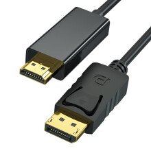 Chronus DisplayPort to HDMI Cable 6ft, 4K DP to HDMI Cable Adapter, Uni-Directional DP 1.2 to HDMI 1.4 Cable Compatible with PC TV Monitor Projector