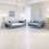 (Grey) The London Modern Chesterfield 3+2 Sofa Set 1