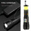 Super Bright Rechargeable Flashlight, 2in1 Flash Light Lantern High Lumens, Waterproof Red Camping Light(Black) 6