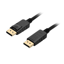 Cabo DisplayPort para DisplayPort 4K 60 Hz de 10 Pés, Preto, Macho para Macho, Compatível com Lenovo, Dell, HP, Monitores e PCs  (Preto)