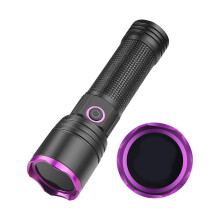 Rechargeable Blood Tracking Light for Night Hunting 2000 Lumens Blood Trail Tracking Flashlight Gifts for Hunter(Black)
