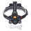 Rechargeable Headlamp, Headlamp Flashlight Work Headlight Modes Angle Adjustable Waterproof USB Charging Work Light for Outdoor Use(Black) 5