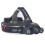 Rechargeable Headlamp, Headlamp Flashlight Work Headlight Modes Angle Adjustable Waterproof USB Charging Work Light for Outdoor Use(Black) 1