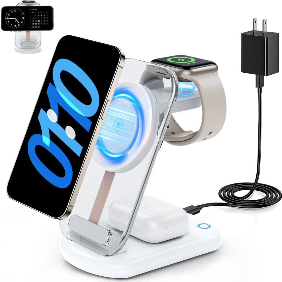 Chronus 3-In-1 Magsafe Charger Stand With For Iphone/Watch/Airpods Light 6976918052339