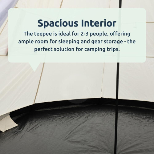 Redcliffs Teepee Camping Tent 2-3 Person 1