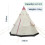 Redcliffs Teepee Camping Tent 2-3 Person 5
