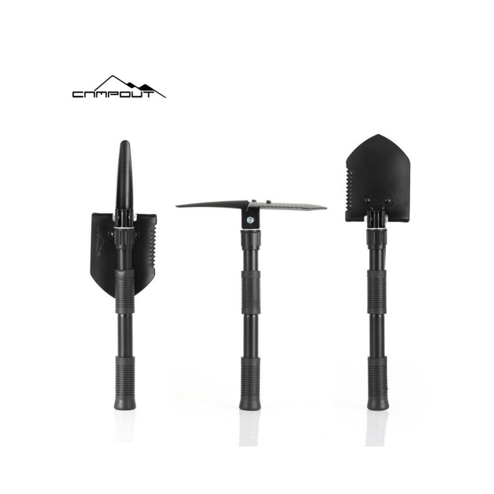 (1) Military Portable Folding Shovel Engineer Shovel Multifunction Stainless Steel Survival Spade Trowel Camping Emergency Tool