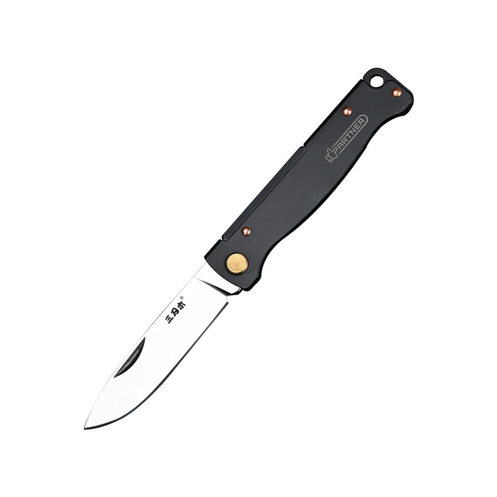 (PT711-SB) Pocket Folding Knife 12C27 Steel EDC Survival Outdoor Camping Liner Equipped With Scissors Multifunction Tool