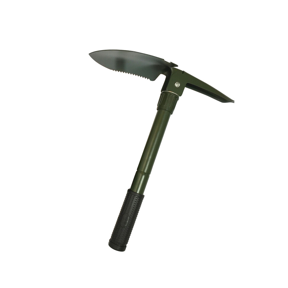 (1) Multi-function Camping Shovel Military Portable Folding shovel Survival Spade Trowel Dibble Pick Emergency Garden Tool