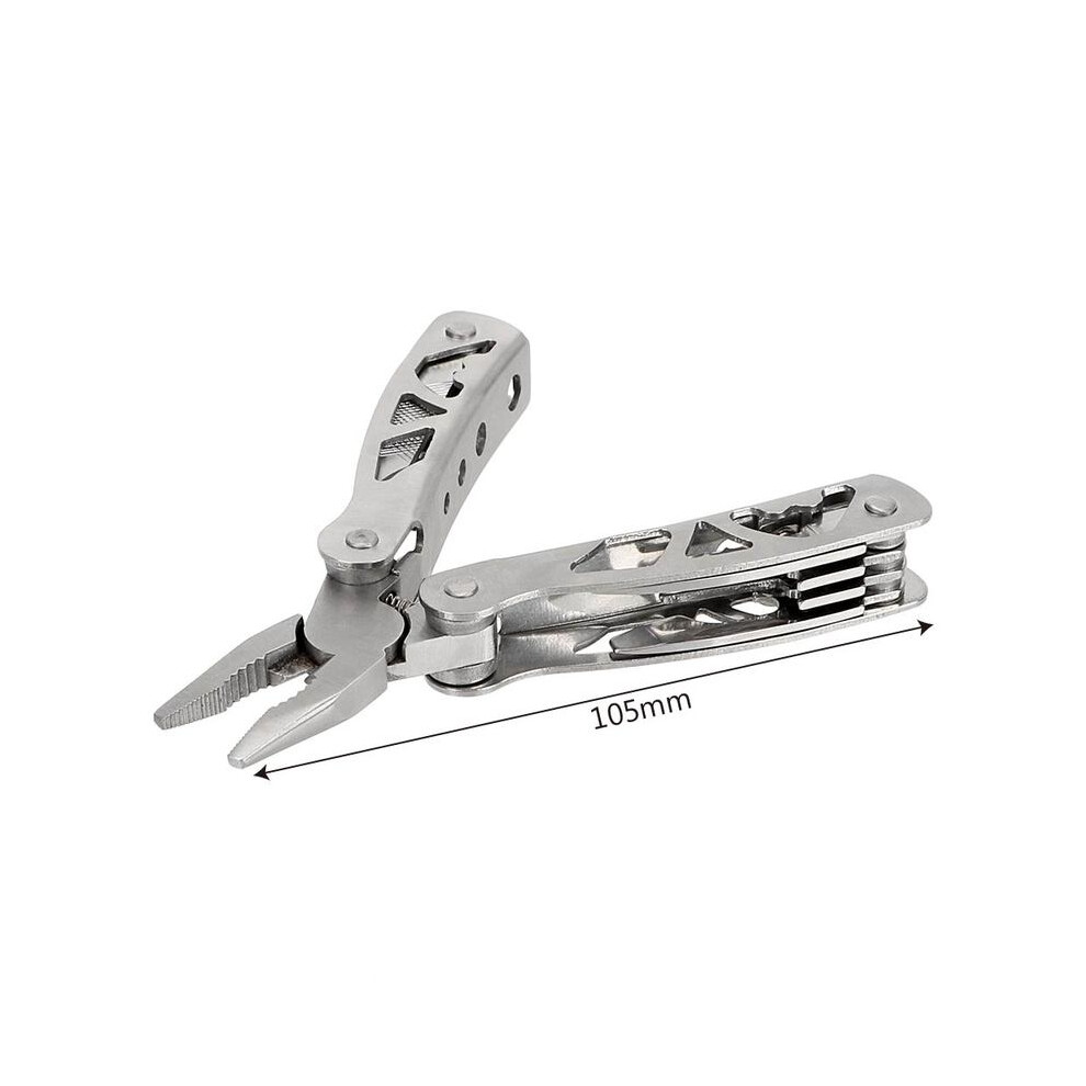 (A) Multi Plier Stainless Multitool Folding Knife Pliers Multifunction Tool Forceps Hand Tool Screwdriver Kit Multipurpose Forceps