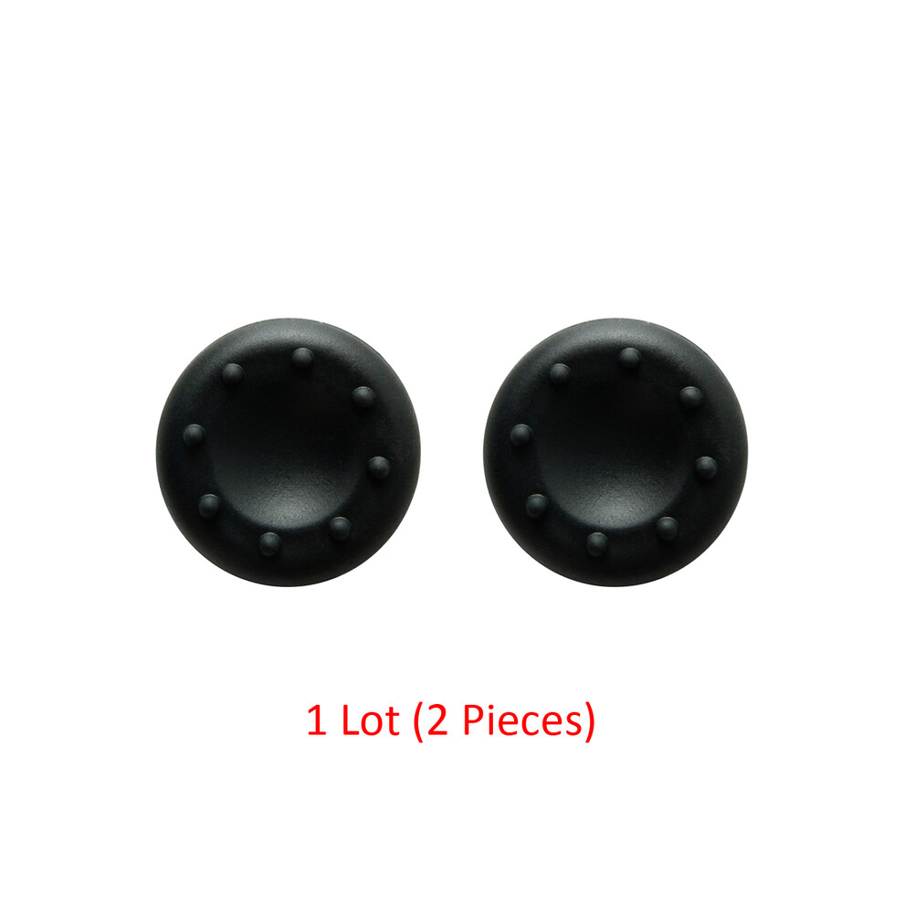 Maxpower (Black) Silicone Joystick Caps Controller Thumb Stick Grips For Sony Playstation Dualsense Dualshock 5 4 Ps5 Ps4 For Nintendo Switch Black