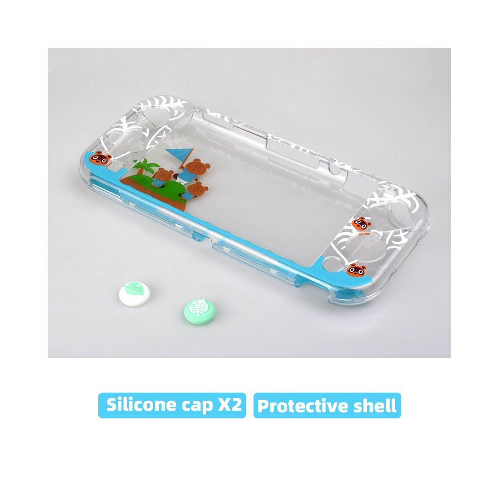 Maxpower (Blue) Data Frog Animal Hard Protective Case For Nintendo Switch Lite Console Transparent Protection Shell Cover For Ns Switch