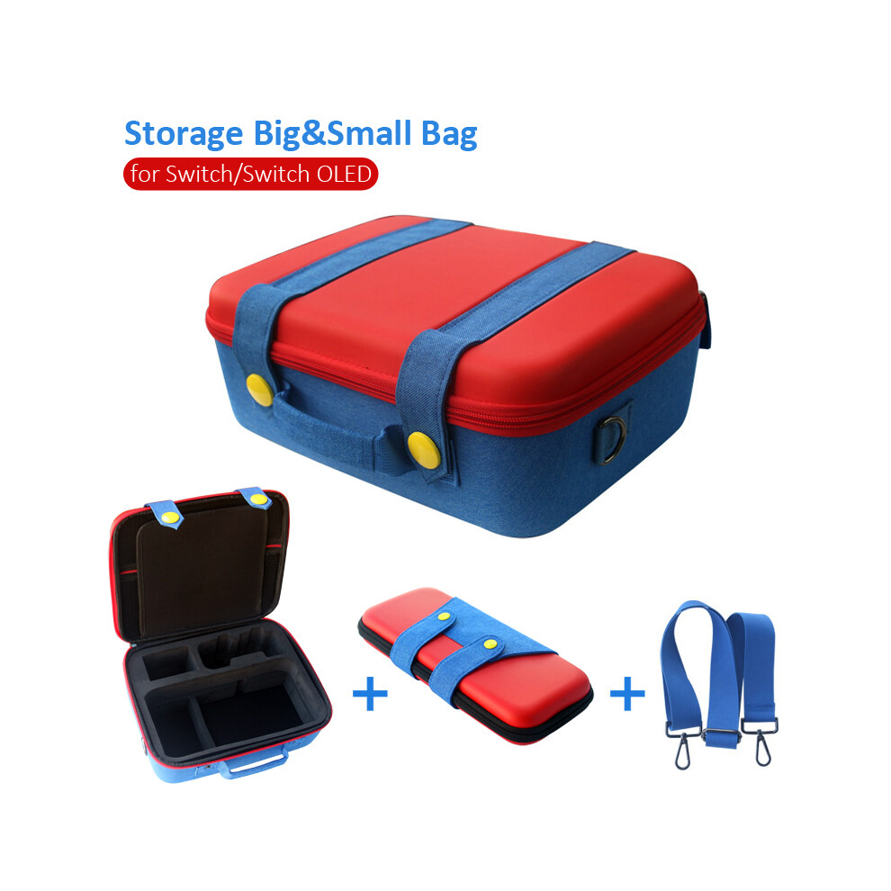 Maxpower (F(Switch Oled)) New Nintend Switch Storage Bag Mari Style Protective Carrying Case For Nintendo Switch Oled Game Accessories Gamer Gift